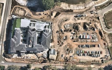 Warriewood Aged Care Acare Construction Set-out Civil earthworks Survey Surveying